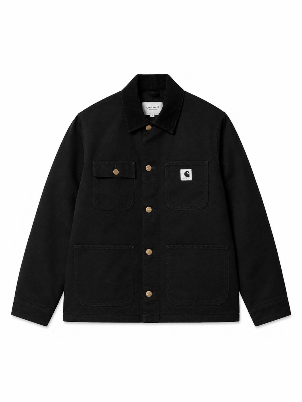 **HTF** CARHARTT WORK IN PROGRESS BLACK IRVING JACKET SZ SMALL - BNWT